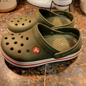 Boys size 1 crocs